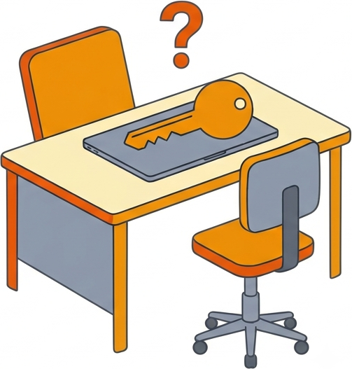 担当者しか使えない／辞めて放置